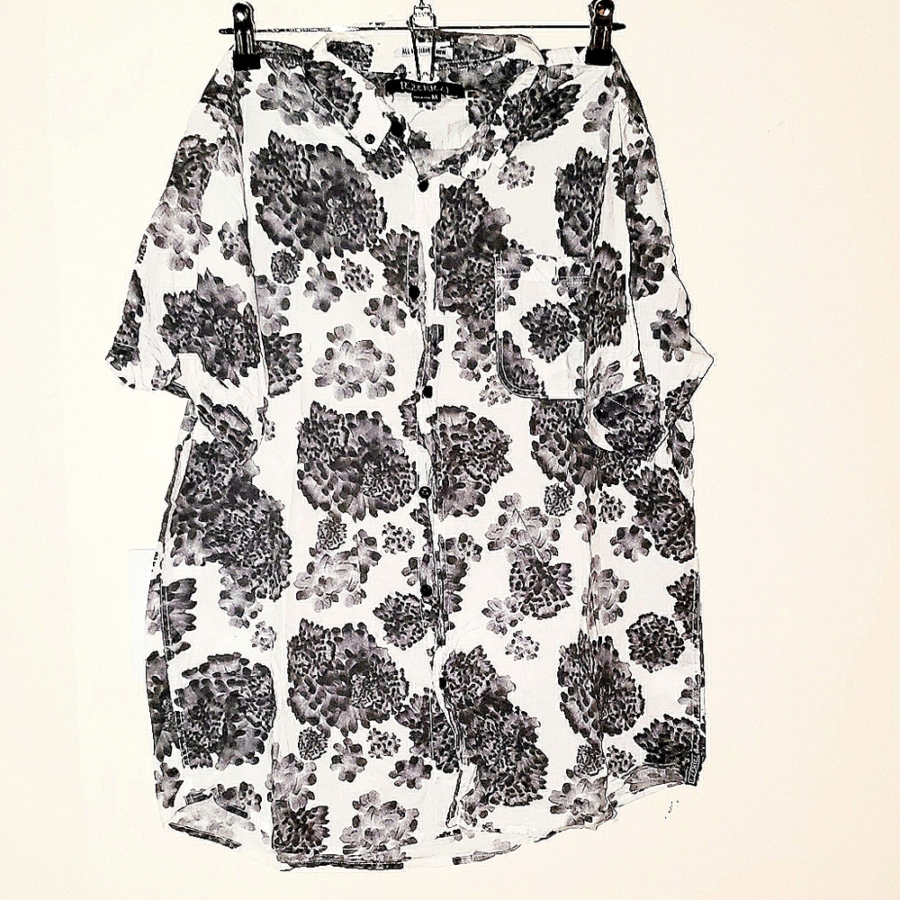 Men's floral button down